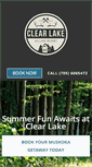 Mobile Screenshot of clearlakevillageresort.com
